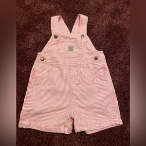 Carhartt overall shorts